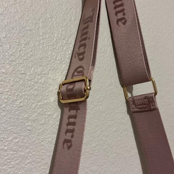 Juicy Couture Y2K Style Shoulder Bag with Gold Chain and Rinhstones - Picture 4 of 9